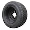 Antego 205/50-10 with 10x7 Matte Black Wheels for Golf Cart Single A10701016042055010 - alternate 7