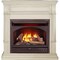 Procom Heating Dual Fuel Vent Free Gas Fireplace System, 26,000 BTU, T-Stat Control, Antique White Finish FBNSD28T-2AW - alternate 1