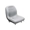 Uni Pro 128 Bucket Seat, With Slide Rails & 1 Normally Open OPS, Gray Vinyl 8642 - alternate 6