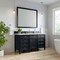 James Martin Vanities Brittany 60" Single Vanity, Black Onyx, w/ 3 CM Siberian Silestone Top w/FreePower Wireless Charger 650-V60S-BKO-FSFR - alternate 5