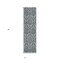 Homeroots 8' Runner Blue and Cream Damask Washable Non Skid Indoor Outdoor Runner Rug 563863 - alternate 7