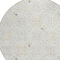 Homeroots 8' Ivory Gray And Gold Round Floral Washable Indoor Outdoor Area Rug 595963 - alternate 4
