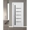 Sartodoors Slab Barn Door Panel White 32x80 Solid Core Modern Interior QUADRO4588S-WS-32 - alternate 3