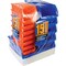 Performance Tool 15 pc. Storage Bin Set, Stackable, Interlocking, Removable, Red/Blue W5195 - alternate 2