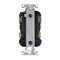 Leviton SmartlockPro GFCI Duplex Outlet, 20A 125V, NEMA 5-20R, Self-Grounding, Gray GFNT2-HGG - alternate 2