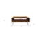 Homeroots 23" Brown And Black Wood And Metal Coffee Table With Shelf 554275 - alternate 5