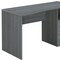 Homeroots 51" Gray Wood Computer Desk With Three Drawers 723757 - alternate 3