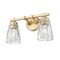 Z-Lite Andree Modern Gold 2 Light Vanity 1960-2V-MGLD - alternate 6