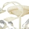 Vaxcel Jardin 19-in W Crystal Cream Vintage Vine Semi Flush Mount Ceiling Light C0024 - alternate 5