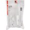 Keeney Mfg 1-1/2'' x 16'' White Polypropylene Center Outlet Waste 222TTWK - alternate 2