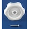 Strybuc VENTILATION RV For CrankOut Windows Round 78 Inch Shaft White Plastic With Screw Carded Sin 743CE WHT - alternate 1