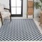 Jonathan Y Aimee Traditional Cottage Checkerboard Navy/Cream 5 ft. x 8 ft. Indoor/Outdoor Area Rug TSN204B-5 - alternate 6