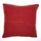 Homeroots 20" Red and White Geometric Cotton Throw Pillow With Embroidery 549400 - alternate 3