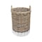 Happimess Ternion Cottage Hand-Woven Rattan Nesting Baskets with Handles, Kubu Gray/White (Set of 3), 3PK BSK1000A-3SET - alternate 6