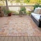 Homeroots 3' X 5' Pink And Ivory Patchwork Washable Indoor Outdoor Area Rug 631431 - alternate 4