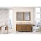 James Martin Vanities Brittany 60'' D Vanity, Saddle Brown w/ Ethereal Noctis Silestone Top w/FreePower Wireless Charger 650-V60D-SBR-FENC - alternate 6