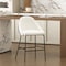 Manhattan Comfort Gracie Counter Stool  in White and Black CS019-BWH - alternate 1