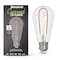 Bulbrite 40W Equivalent Amber Light ST18 Dimmable LED Curved Filament Nostalgic Light Bulb, 2PK 861404 - alternate 3