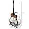 Vintiquewise Guitar Shape 5-Bottle Wine Rack - Vintage Decorative Freestanding Wine Holder and Storage QI004684 - alternate 5