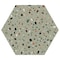 Andova Tiles Kallisto 8-in. x 9-in. Hexagon Terrazzo Matte Porcelain Wall & Floor Tile (9.9 Square Feet Per Box) ANDKALL1238 - alternate 2
