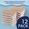 Happimess Natural Plant Based Non-Scratch Sisal Hemp/Cellulose Scrubbing Dish Sponge, Beige/White, 12PK WPE2000A-12SET - alternate 3