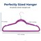 Serenelife 20 Pack Velvet Hangers, 20PK SLHVELPURP20 - alternate 3
