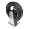 Vestil Rubber Rigid Caster 8 In. Diameter x 2 In. Width 551 Lb. Capacity Black CST-VE-8X2MR-R - alternate 6