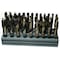 Drill America 33 Piece Cobalt Drill Bit Set with Reduced 1/2" Shank, 1/2" - 1", D/ACO D/A833SD-CO-SET - alternate 1