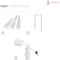 Sartodoors Solid Interior French White 28x80 Solid Core Modern Interior QUADRO4588ID-WS-28 - alternate 5