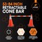 Xpose Safety Retractable Cone Bar Orange/White, 53in to 84in Length, 720PK CBO53/84-FP720-X - alternate 5