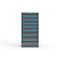 Strong Hold 8 drawer cabinet - (5x 5ft, 3x 7ft) - Blue accents - Electronic Lock S3060-PPRAS-0803FS - alternate 1