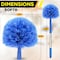 Gritt Commercial Cobweb Duster Brush, 6 11/16 Cobweb / Corner Duster Brush with 20 Pole GRI108 - alternate 4