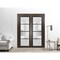 Sartodoors Sliding French Double Pocket Doors with Frosted Glass Planum 2132 64x80 (2* 32x80) Solid Core PLANUM2132DP-CA-64 x 80 (2* 32x80) - alternate 5