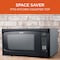 Commercial Chef 1.6 Cu.Ft.Countertop Microwave Oven, 1000 Watts, Small Compact Size, 10 Power Levels, Black CHM16100B6C - alternate 5
