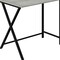 Homeroots 55" Gray and Black L Shape Computer Desk 376541 - alternate 6