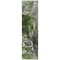 Homeroots 8' Runner Green Abstract Washable Non Skid Indoor Outdoor Runner Rug 559452 - alternate 7
