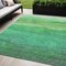 Homeroots 5' X 8' Green And Teal Blue Striped Washable Indoor Outdoor Area Rug 610884 - alternate 4