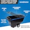 Magnum Tool Tilt Truck, 1 Cu. Yd. Covered Capacity Dump Cart with Heavy Duty 12 in Wheels (2-Pack) DUC100-H-02PK - alternate 3