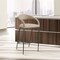 Armen Living Ramona 30in Bar Stool with Matte Black Iron and Beige Faux Leather LCRABABLKBG30 - alternate 4
