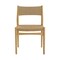 Armen Living Erie Woven Paper Cord and Oak Wood Dining Chairs - Set of 2 LCERSINAT - alternate 7