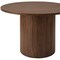 Homeroots 47" Natural Solid Wood Double Pedestal Base Round Top Dining Table 633119 - alternate 2