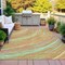 Homeroots 9' X 12' Gold Sky Blue And Coral Abstract Washable Indoor Outdoor Area Rug 631249 - alternate 5