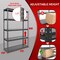 Shuntong Atlas 5-Tier 36 in.W x 18 in.D x 72 in.H Heavy Duty Storage Shelving Load 4000 Lbs, Laminated Board, Hammertone ATB-H36-18-72-5B - alternate 6