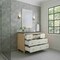 James Martin Vanities 48 in. Single Vanity, Sunwashed Oak with Embossed Shagreen w/3 CM Parisien Bleu Silestone Top D604-V48-SHG-FPBL - alternate 5