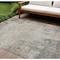 Homeroots 8' X 10' Taupe And Ivory Abstract Washable Indoor Outdoor Area Rug 612373 - alternate 1