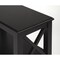 Homeroots 25" Black Wood Two Tier Bookcase 389562 - alternate 7