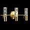 Jonathan Y Bolha 18" 3-Light Minimalist Modern Bubble Acrylic/Iron Integrated LED Vanity Light, Brass Gold JYL7224B - alternate 6