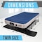 Serenelife EZ Bed Air Mattress with Frame and Rolling Case, Self-Inflating Airbed with Built in Pump for Travel SLEZBDTW10 - alternate 4