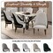 Leisuremod Elara Collection Wooden Dining Chair in Black/White, 4PK EC59BLFW4 - alternate 6