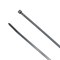 South Main Hardware Cable Tie, 8 in L, 2 in Max Bundle Dia., Black, 50 lbs Strength, 100 PK 224108 - alternate 2